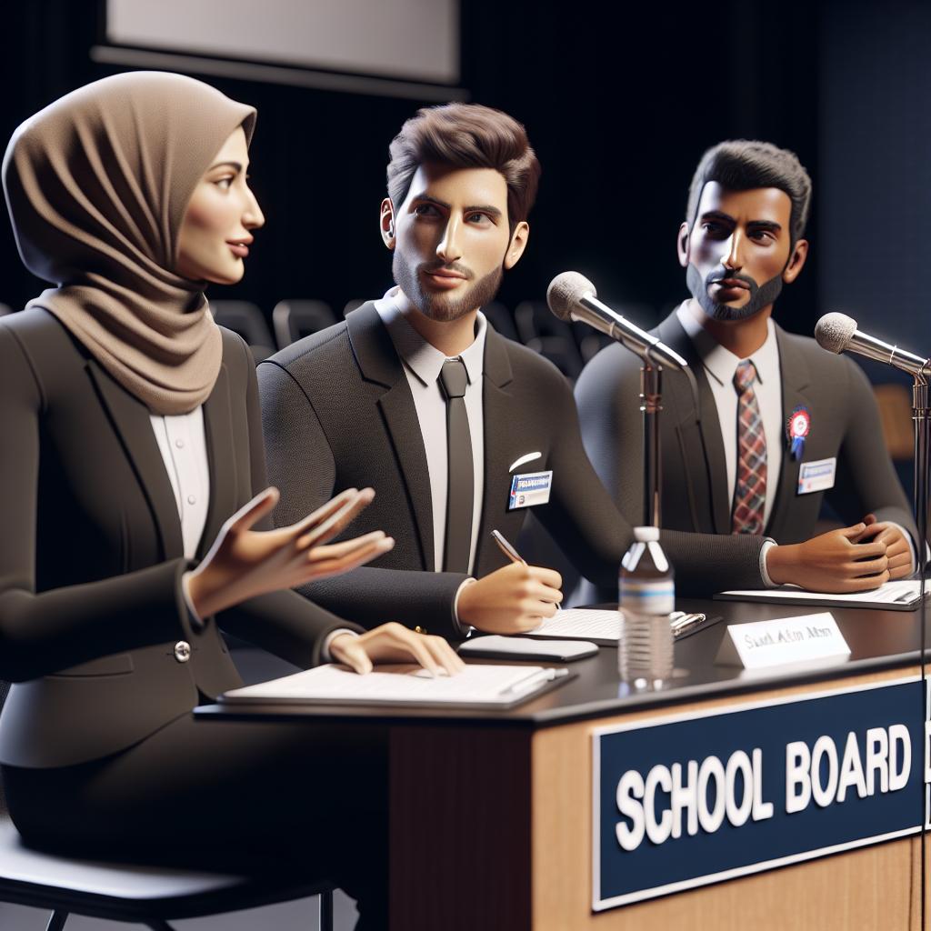 School board candidates debating