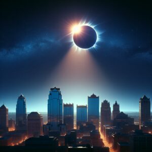 "Solar Eclipse over Kansas City"