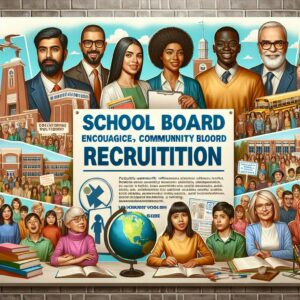 School board recruitment poster