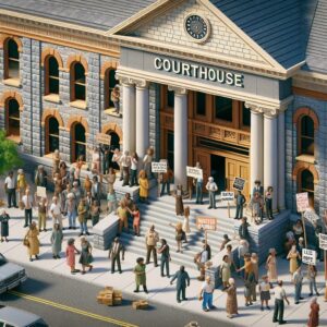 Courthouse reopening amidst public frustration