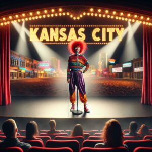 "Comedienne on Kansas City stage"