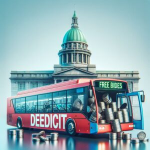 "Budget-deficit from free buses"