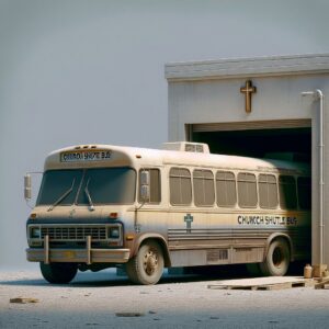 Stolen church shuttle bus