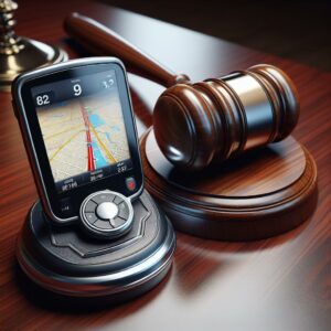 GPS device and gavel