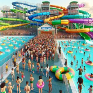 Water park reopening post-outage