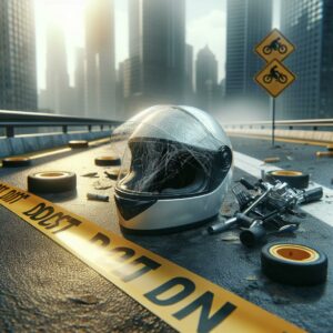 Motorcycle crash safety reminder