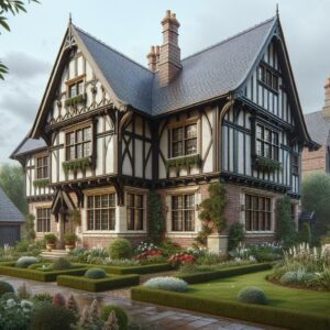 Tudor-style home exterior