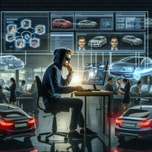 Hacker disrupting car dealership operations