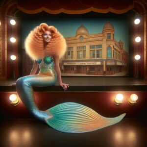 Mermaid on Kansas City stage