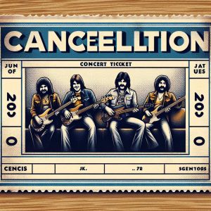 Aerosmith concert ticket cancellation