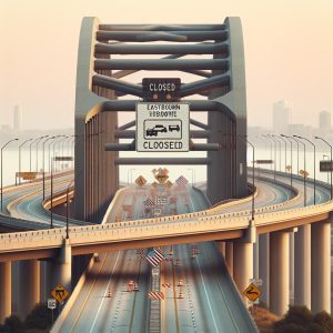 Closed Eastbound I-70 Bridge