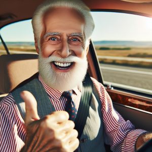 Elderly driver enthusiasm