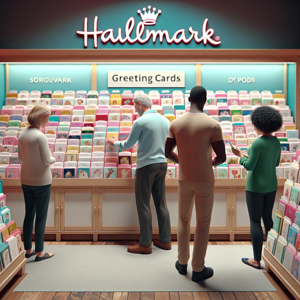 Hallmark cards display