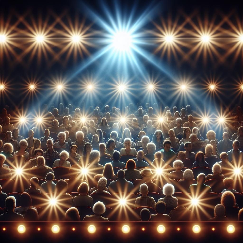 Theater Lights Glowing