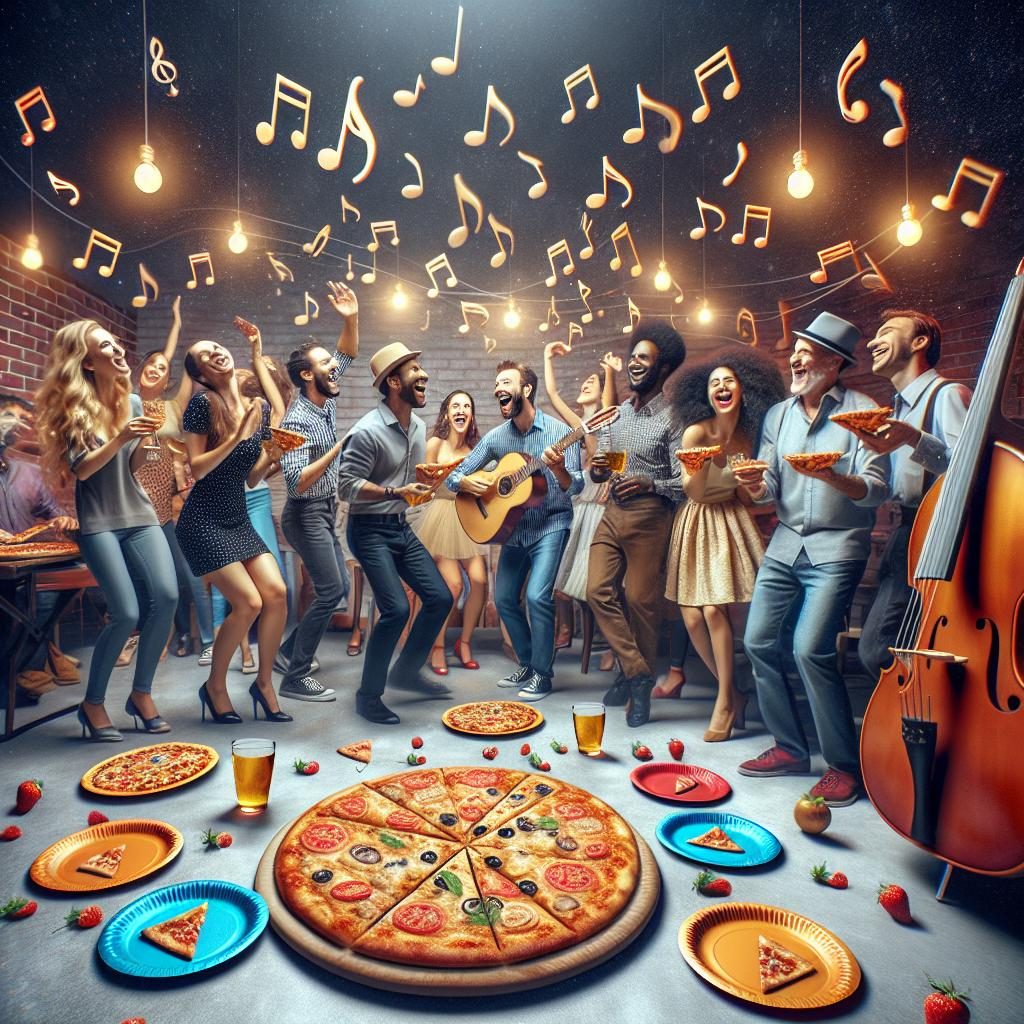 Pizza and Music Celebration