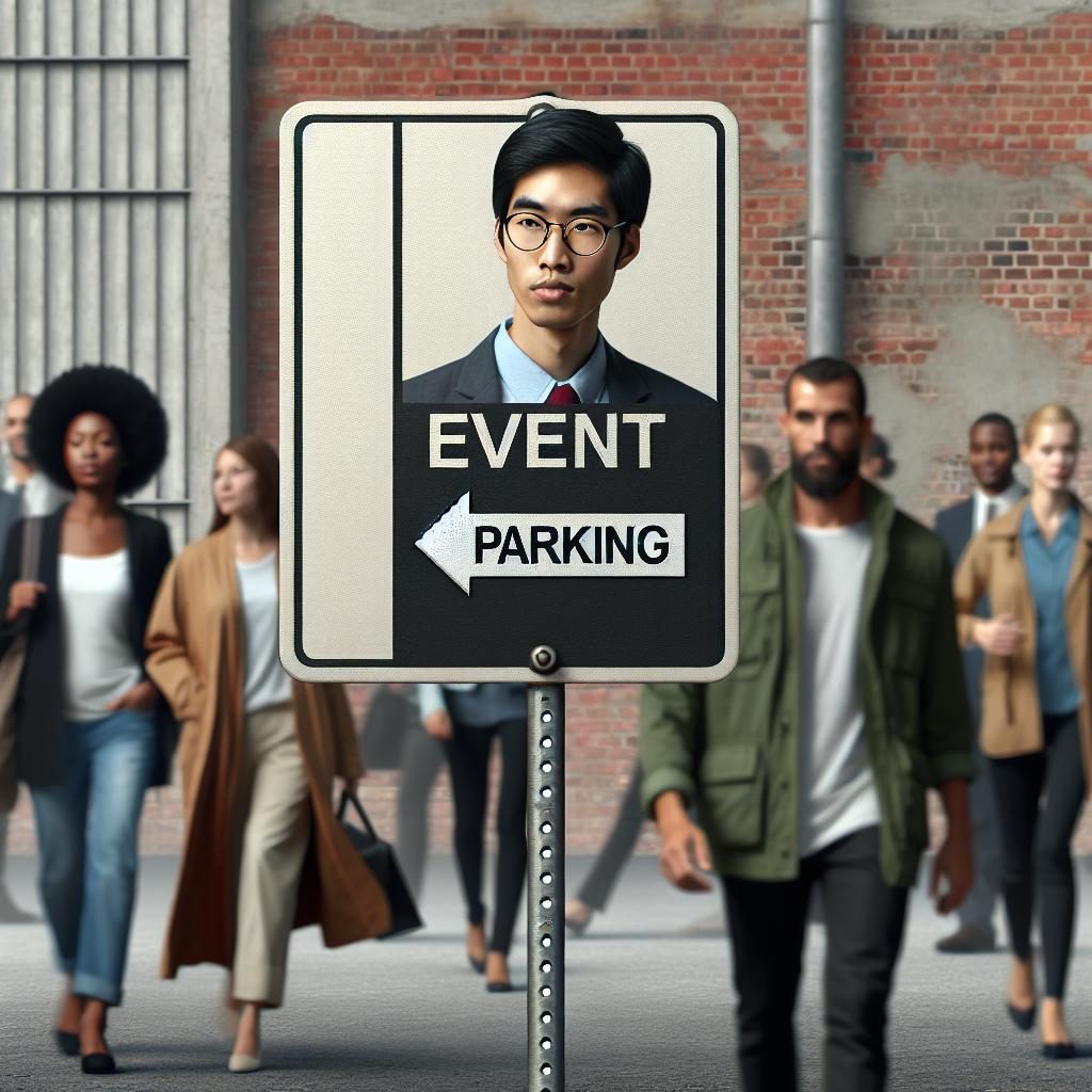 Event Parking Sign