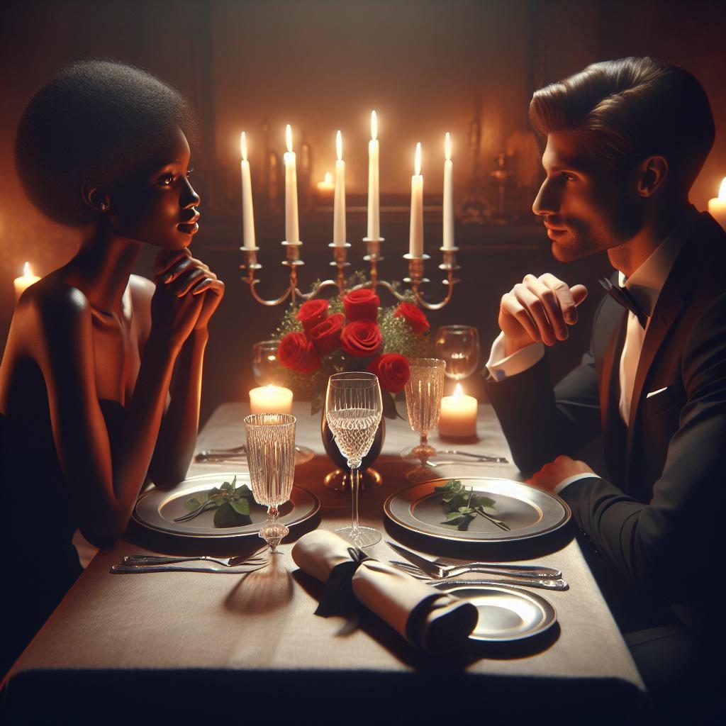 Romantic Dinner Setting