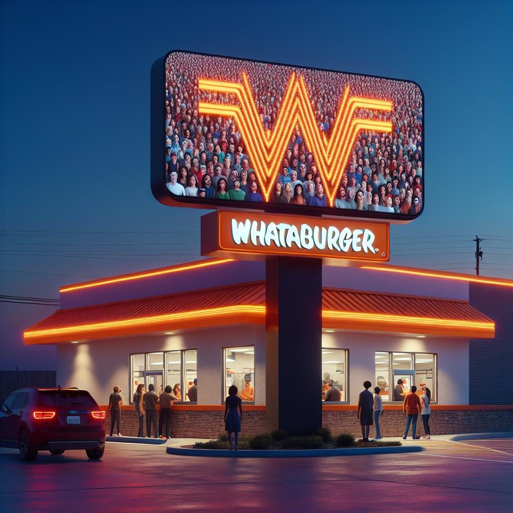 Whataburger Drive-Thru Sign