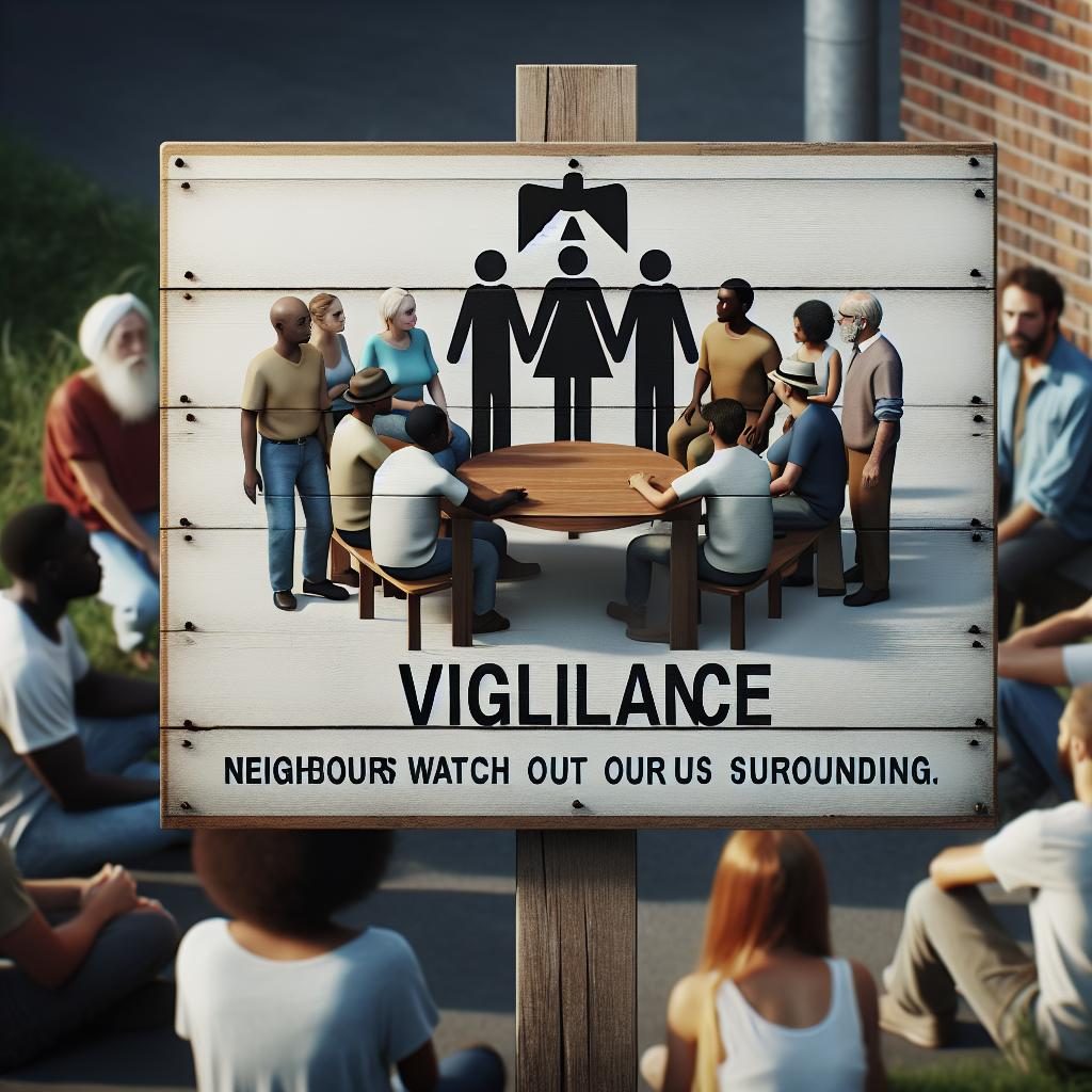 Community Vigilance Sign