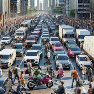 Traffic Jam Scene