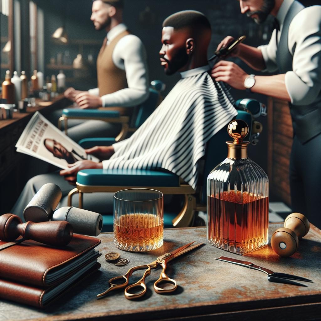 Barber Chair and Whiskey