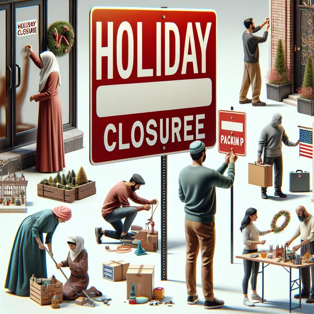 Holiday Closure Signs