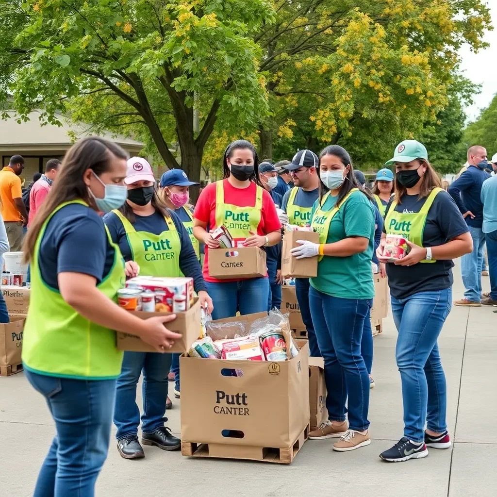 Kansas City Employees Swing into Action at Putt to End Hunger Event, Collecting Over 4,000 Pounds of Food