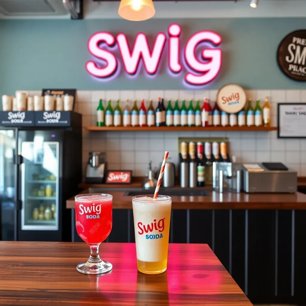 Swig Soda Shop Opens in Blue Springs, Offering Free Drinks and Unique Flavored Sodas