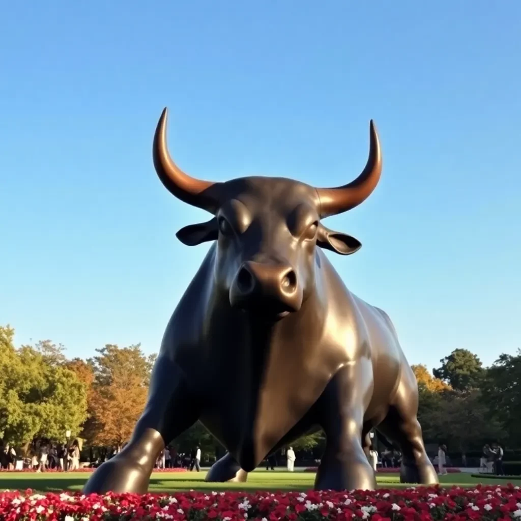 Kansas City Welcomes Back Beloved Bull Statue Bob to Mulkey Square Park