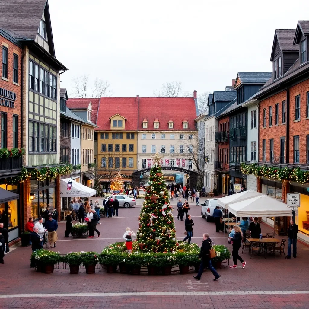 Independence Square Transforms into Hallmark Dreamland with New Holiday Movie Debut