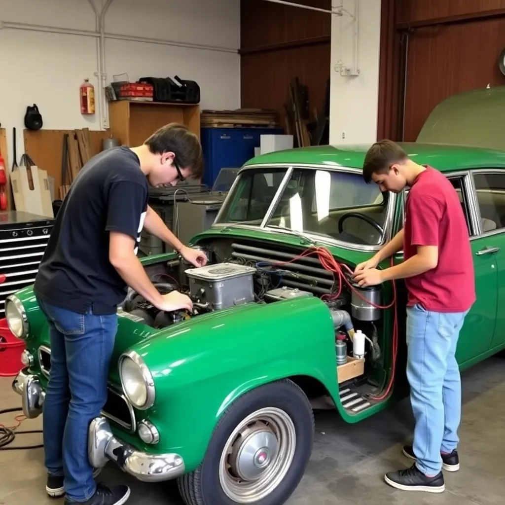 Kansas City Teens Convert Classic 1969 Chevelle into All-Electric Vehicle for Charity Raffle