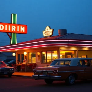 Exterior view of Harold's Drive-In restaurant in Kansas City