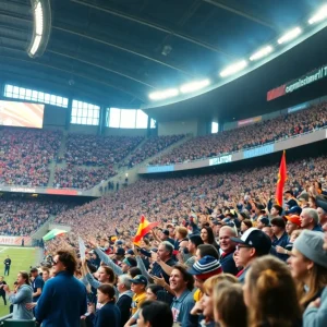 Crowd at Kansas City Chiefs season opener