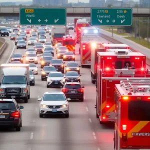 Traffic congestion on Kansas City highways