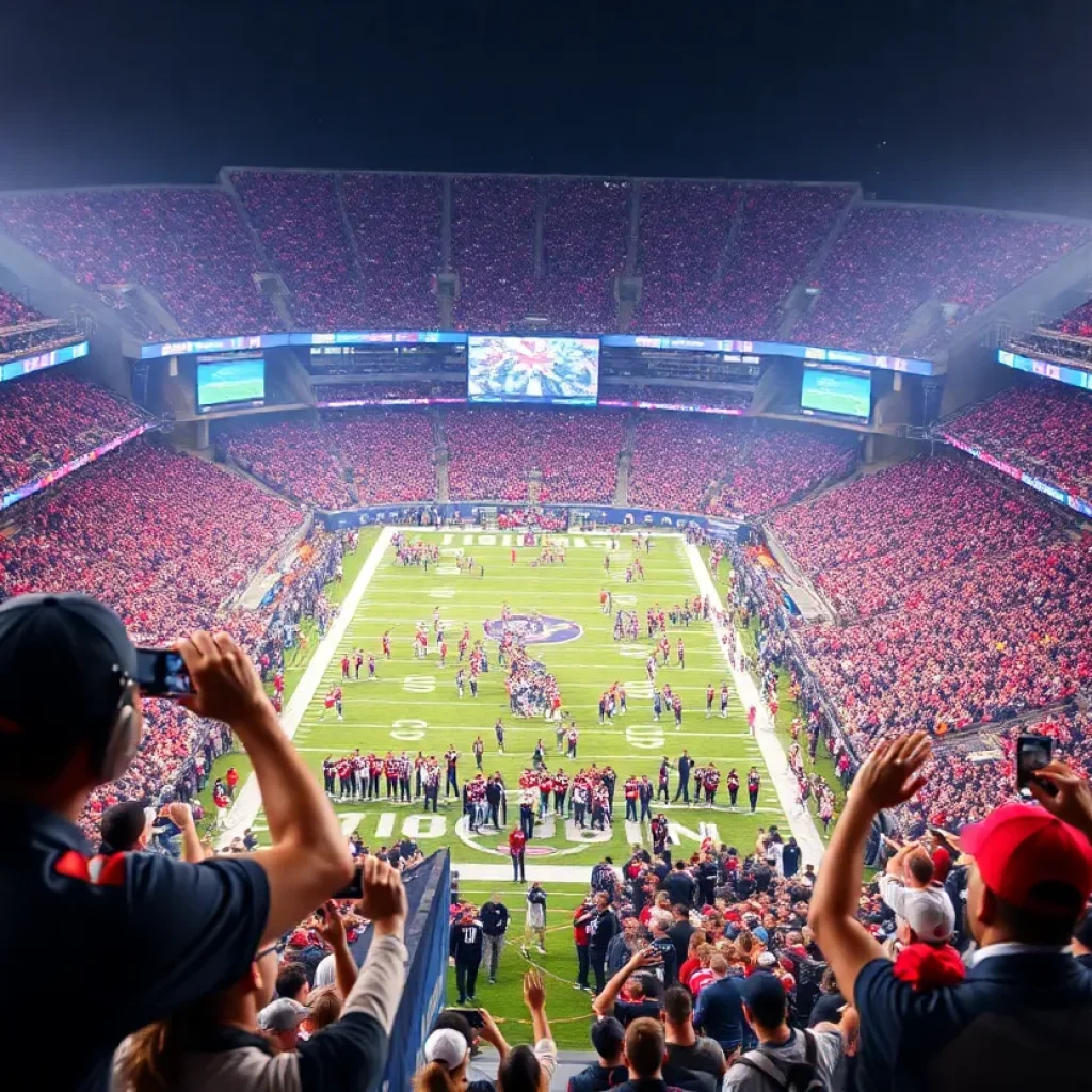 Kansas City Chiefs celebrating their AFC Championship win