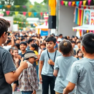 Young performers at the Future Stages Festival