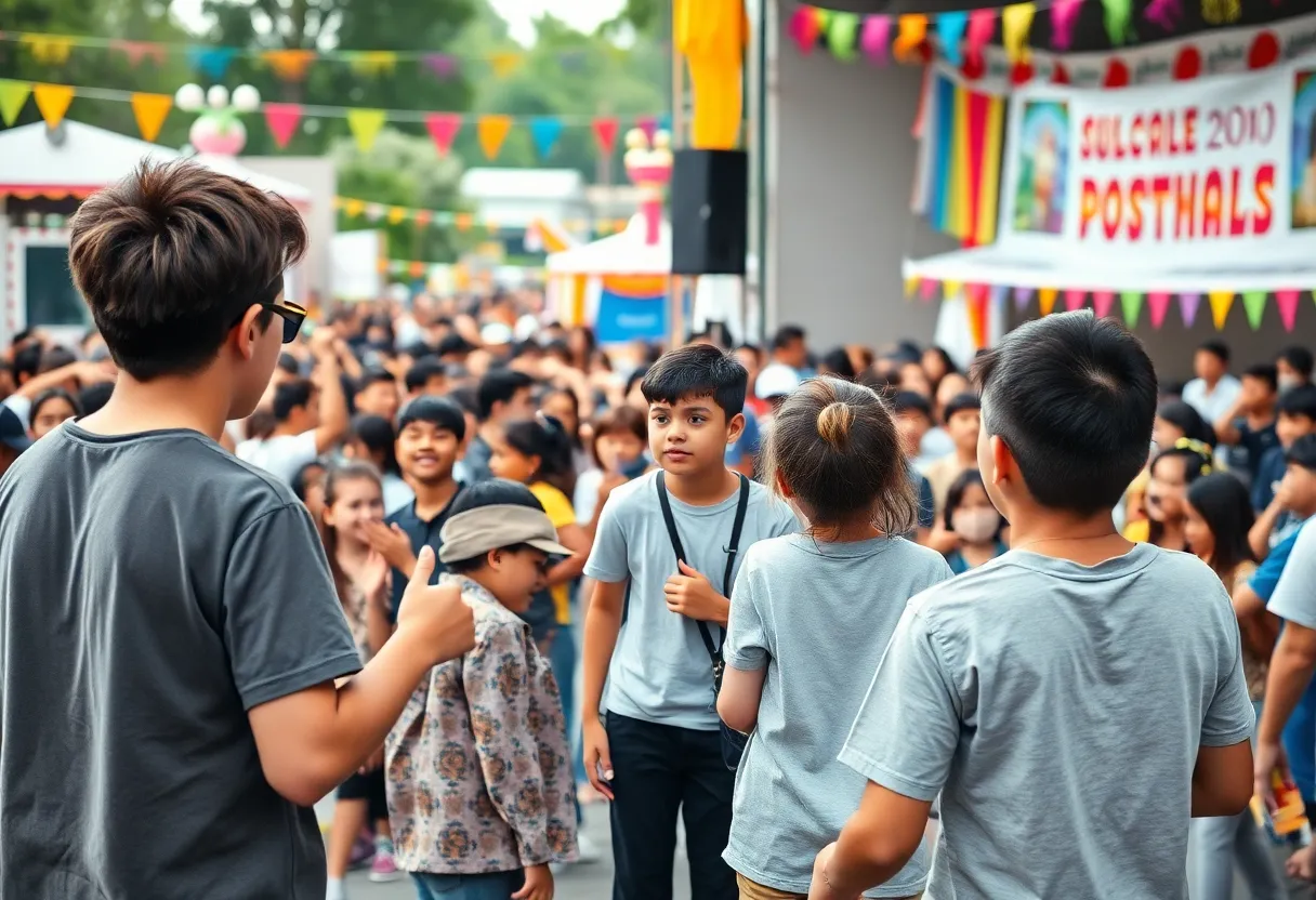 Young performers at the Future Stages Festival