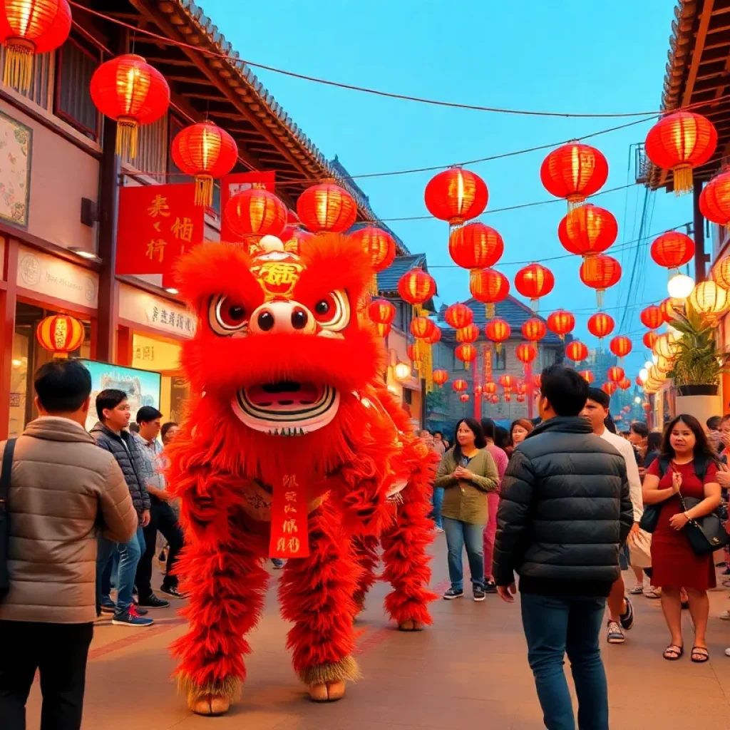 Community members celebrating Lunar New Year at Hella Good Deeds event in Kansas City.