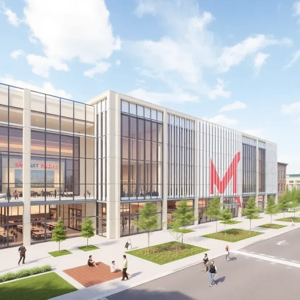 Rendering of the Kansas City redevelopment plans for the former Macy's building