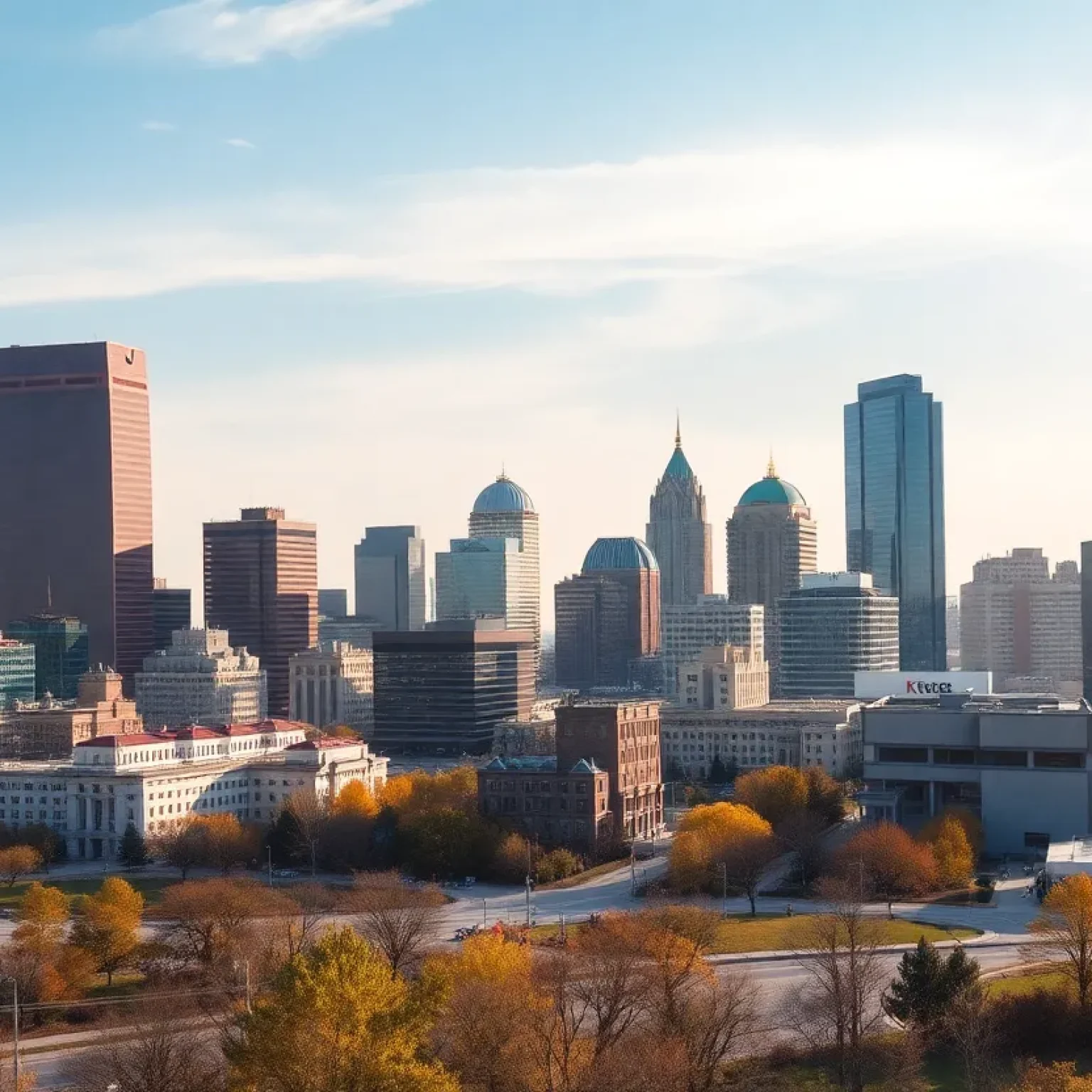 Kansas City skyline representing progress and fairness in the community