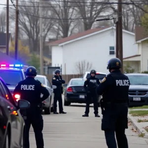 Police responding to a standoff in Kansas City