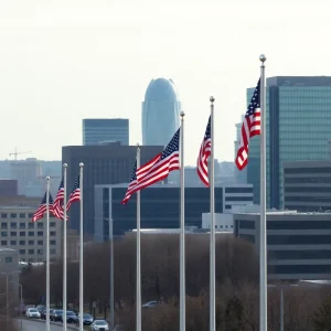 Flags at half-staff in Kansas City