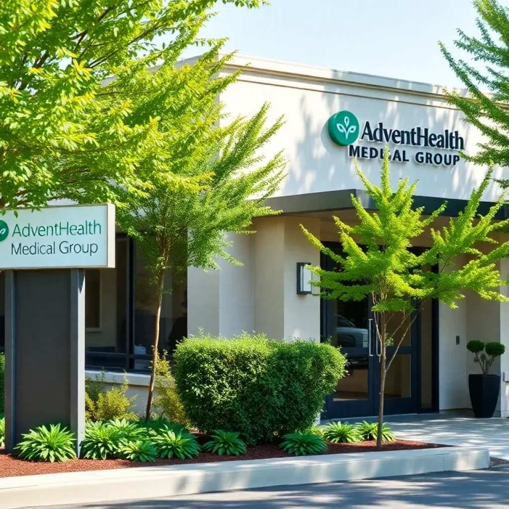 Exterior view of AdventHealth Medical Group Primary Care Office in Kansas City