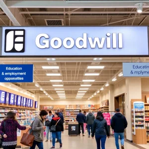 Exterior of the new Goodwill retail outlet and Excel Center in Kansas City