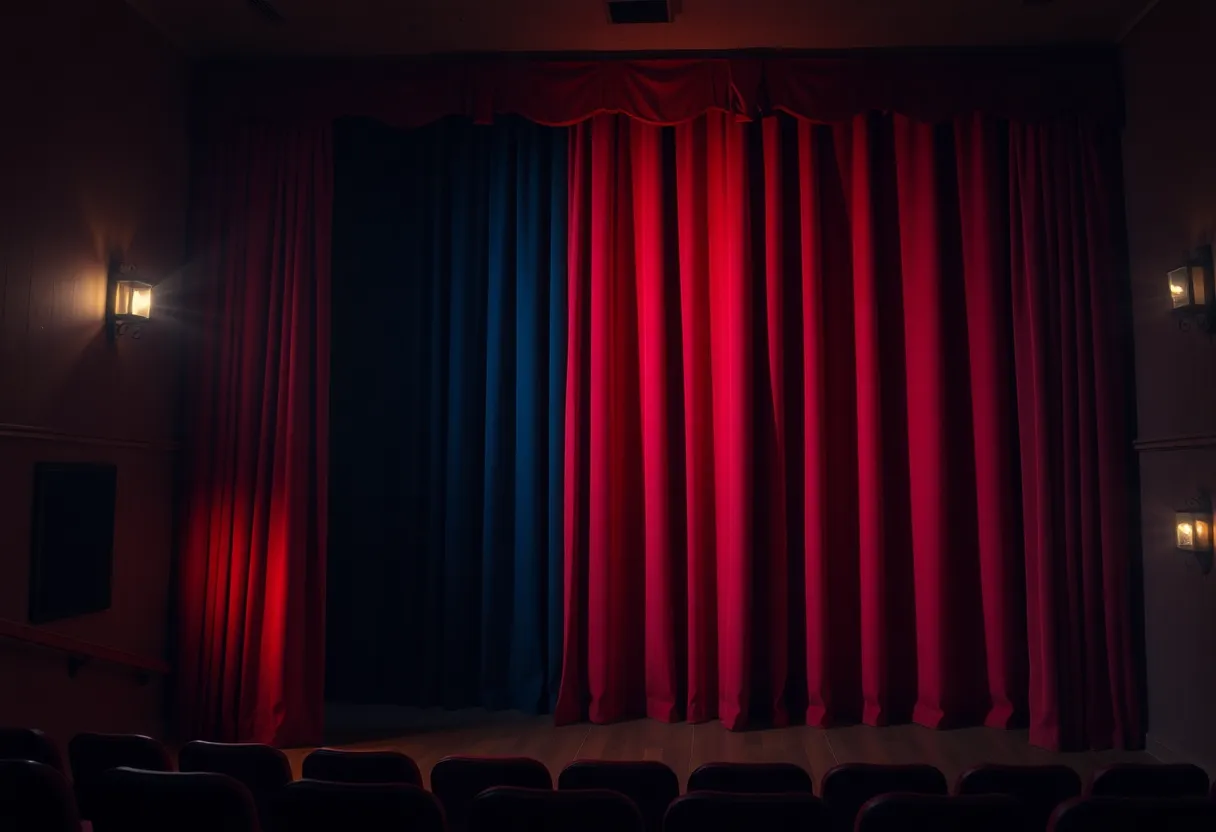 Metropolitan Ensemble Theatre stage with dramatic lighting