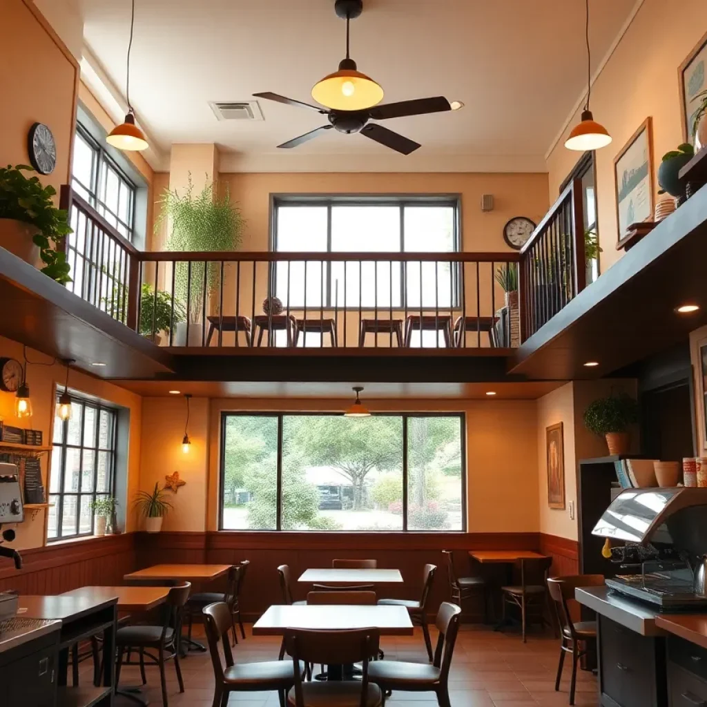 Interior view of Mildred's breakfast café in South Plaza, Kansas City.