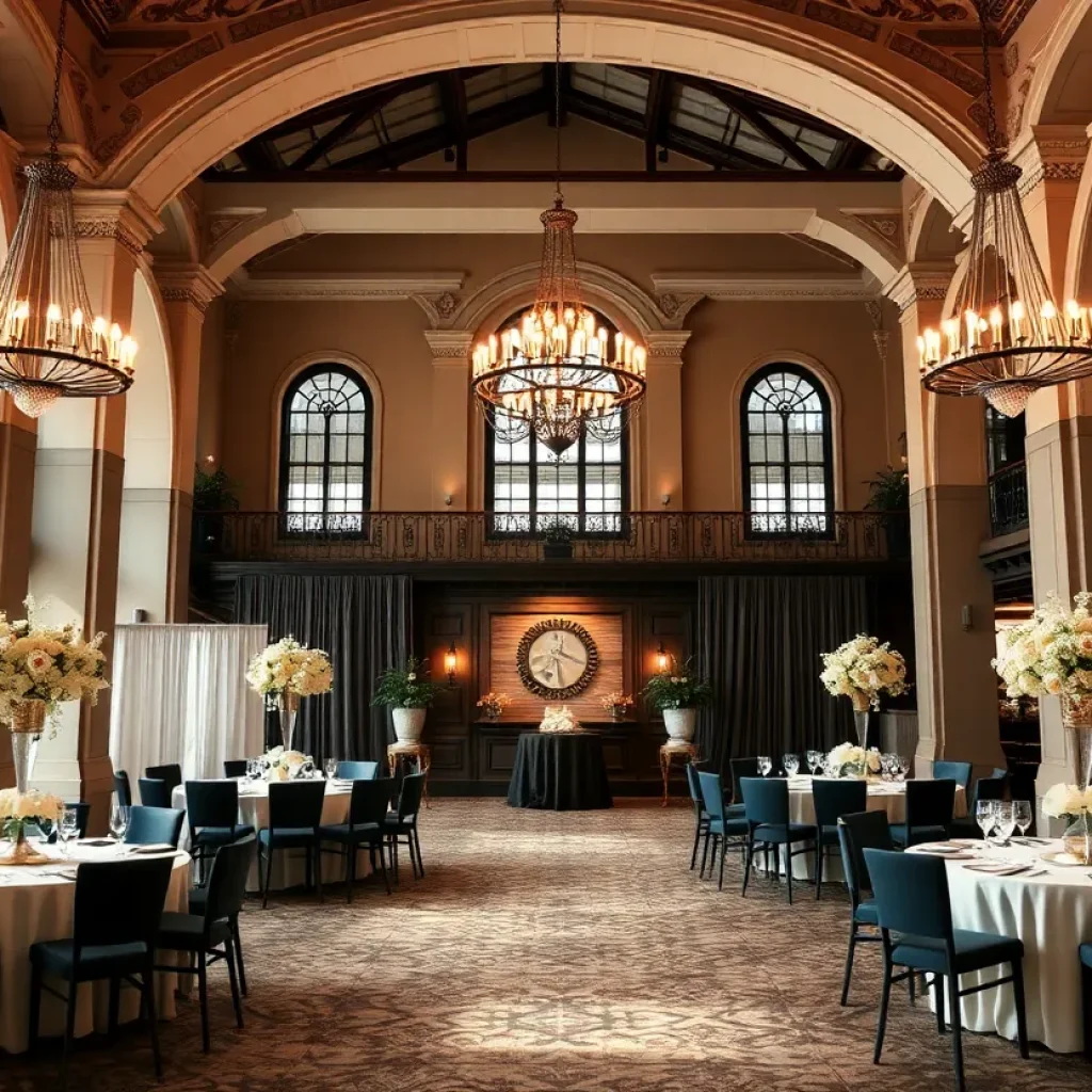 Luxurious event space in a historic building in Kansas City