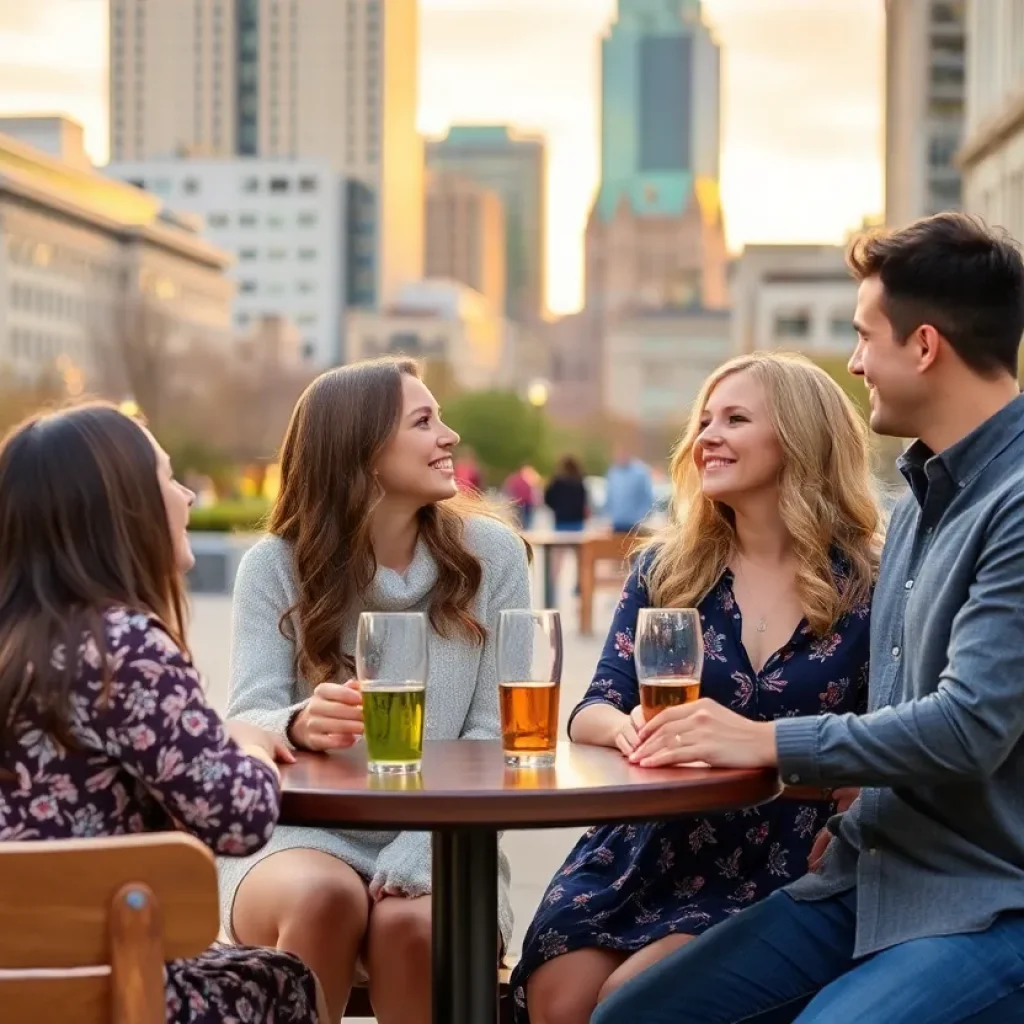 Couples enjoying Valentine's Day activities in Kansas City.