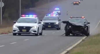 Independence Police Pursuit Ends in Crash and Arrests