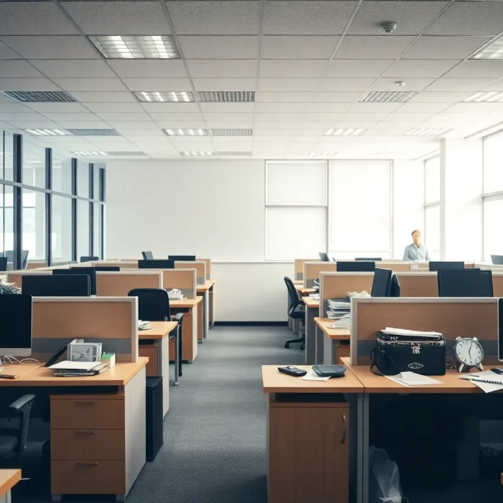 Empty IRS office space after layoffs